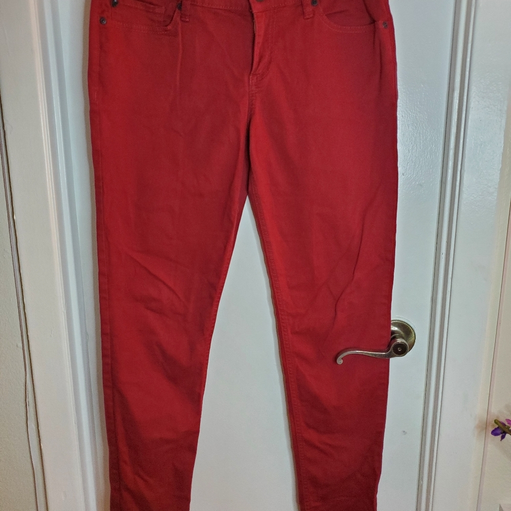 Lovesick Red Skinny Jeans